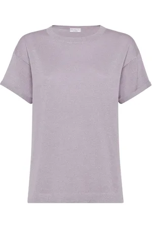 Brunello Cucinelli Crew-neck knitted top