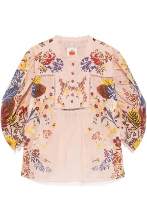Farm Rio Beauty Bouquet blouse