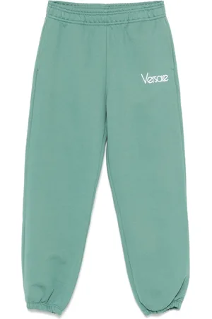 VERSACE Embroidered-logo track pants