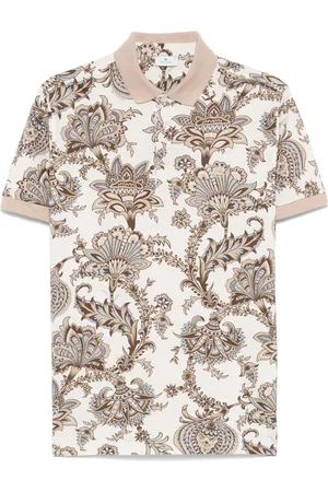 Etro Paisley-print polo shirt