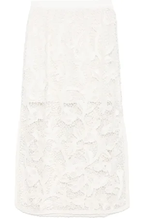 ZIMMERMANN Crochet midi skirt
