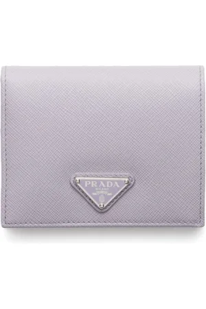 Prada Triangle-logo leather wallet