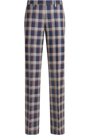 Etro Checkered trousers