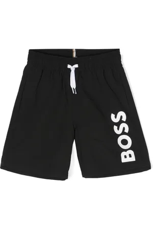 HUGO BOSS Logo-print swim shorts