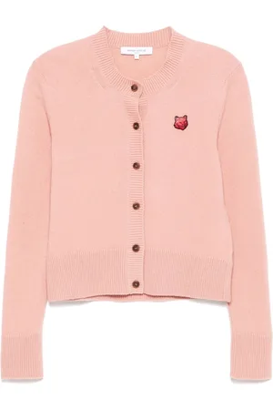 Maison Kitsuné Bold fox head patch cardigan