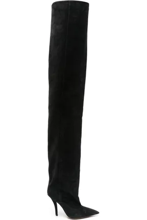 PARIS TEXAS 110mm suede boots