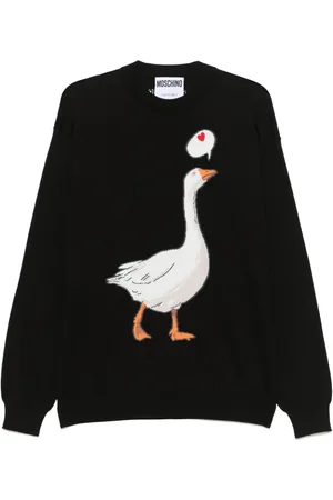 Moschino Intarsia-knit sweater