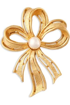 Susan Caplan 1980s Napier Bow brooch