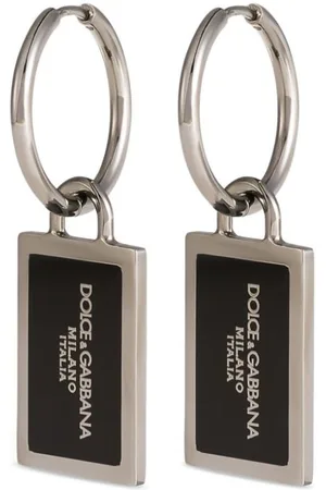 Dolce & Gabbana Logo-plaque earrings
