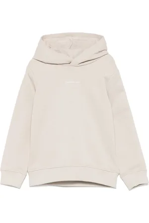 Calvin Klein Raised-logo hoodie