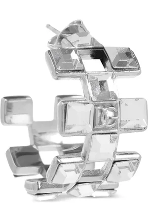 Dolce & Gabbana Crystal hoop earring