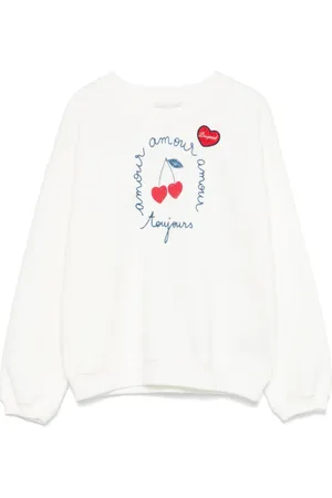 BONPOINT Cherry-print sweatshirt