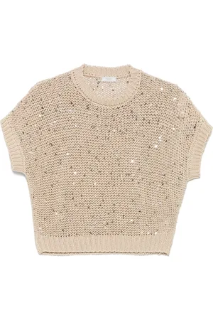 PESERICO SIGN Sequin-embellished T-shirt