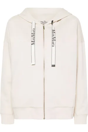 Max Mara Jersey zip-up hoodie