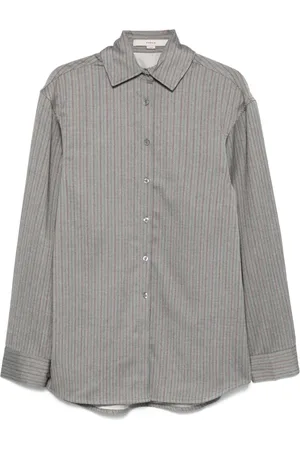 REMAIN Herringbone-patterned shirt