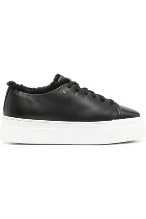 santoni Leather sneakers