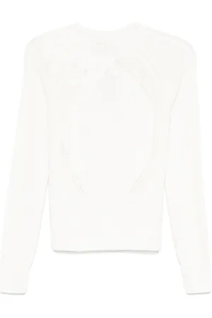 ERMANNO SCERVINO Floral-embroidery sweater