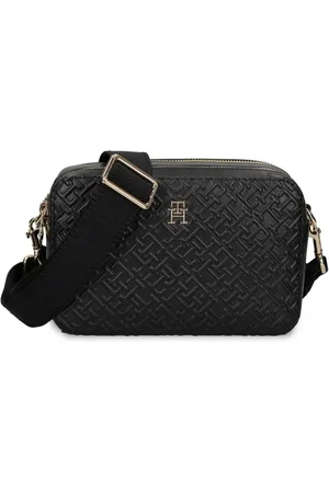 Tommy Hilfiger TH monogram-embossed camera bag