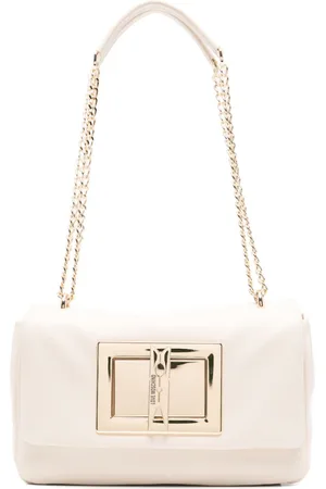 Moschino Logo-debossed shoulder bag