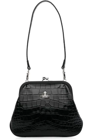 Vivienne Westwood Croc-embossed clutch bag