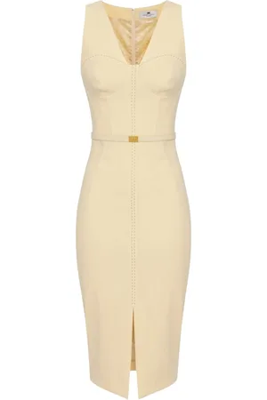 Elisabetta Franchi Crepe midi dress