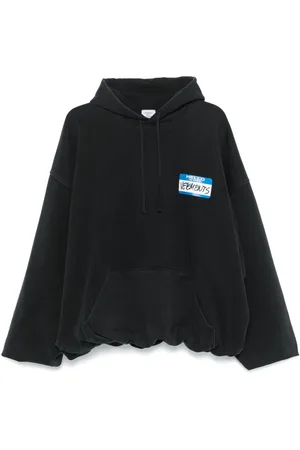 Vetements Sticker-print hoodie