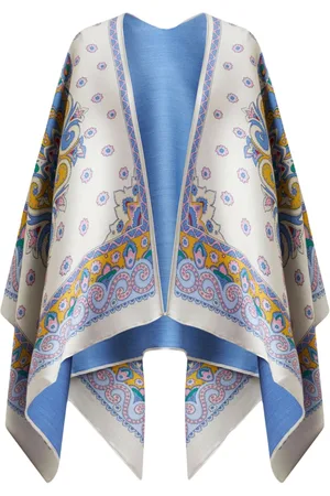 Etro Floral-print cape