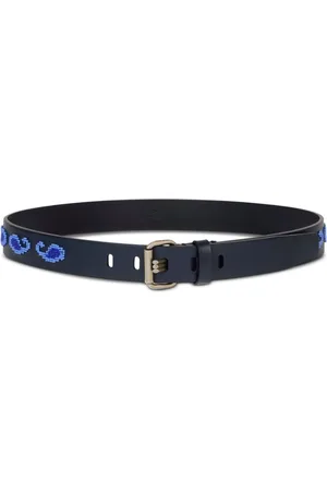 Etro Paisley-beaded belt