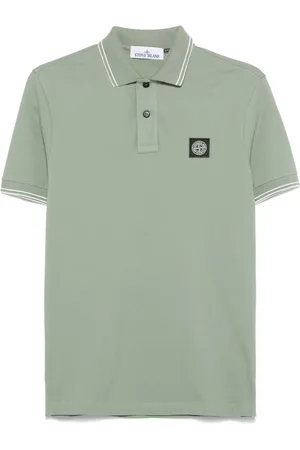 Stone Island Compass-motif polo shirt