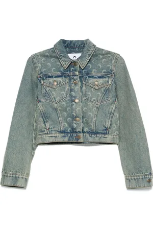 Marine Serre Moon Laser cropped jacket