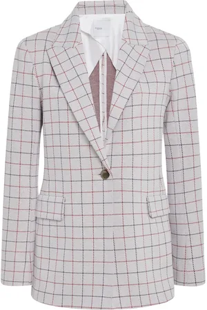 ROSETTA GETTY Check-pattern blazer