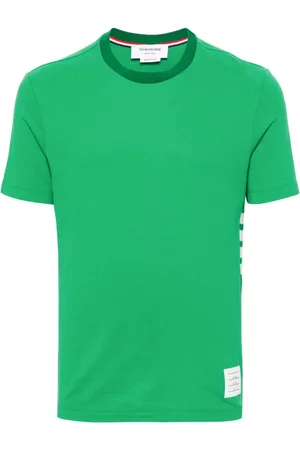 Thom Browne 4-Bar stripe cotton T-shirt