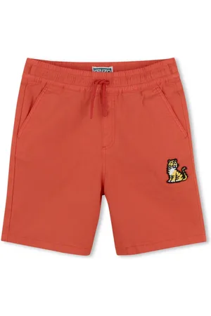 Kenzo Embroidered cotton shorts