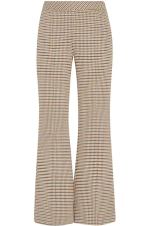 ROSETTA GETTY Check-pattern trousers