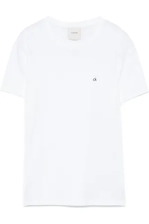 Calvin Klein Logo-embroidered T-shirt