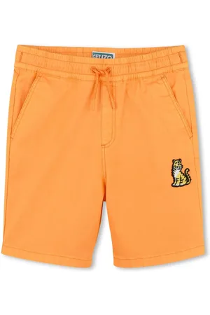 Kenzo Embroidered cotton shorts