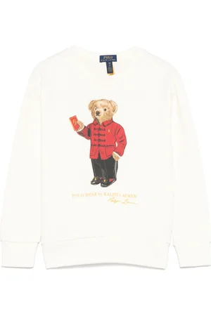 Ralph Lauren Polo-Bear-motif sweatshirt