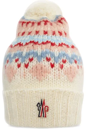 Moncler Fair isle intarsia beanie
