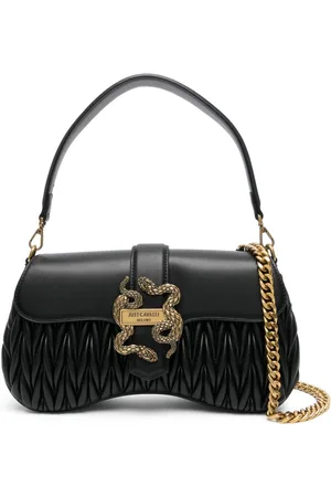 Roberto Cavalli Matelassé shoulder bag