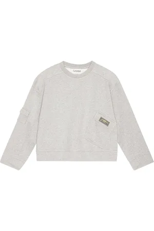 Ganni Logo-patch sweatshirt