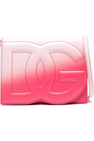 Dolce & Gabbana Logo-embroidered leather crossbody bag