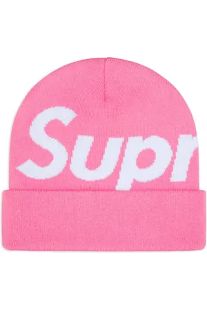 Supreme Intarsia-logo beanie hat