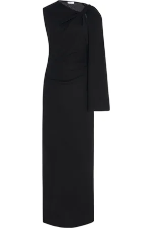 ROSETTA GETTY Twist cape maxi dress