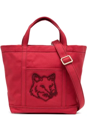Maison Kitsuné Fox head small tote bag
