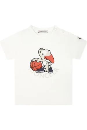 Moncler Basketball-motif cotton T-shirt