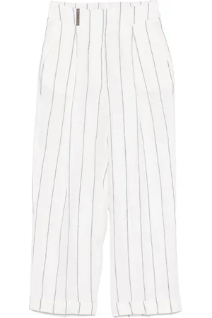 PESERICO SIGN Striped trousers