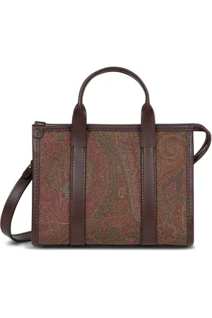 Etro Mini paisley-jacquard tote bag