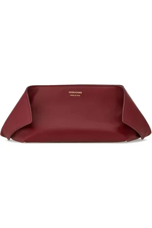 Salvatore Ferragamo Leather makeup bag