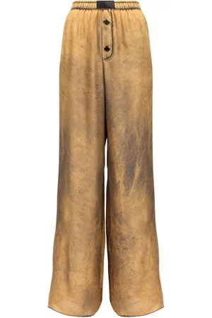 Maison Margiela Distressed-finish flared trousers