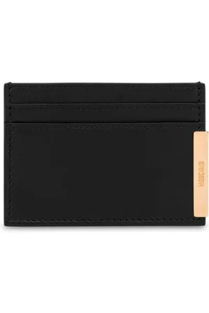 Moschino Gold-tone plaque detailing wallet